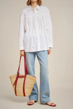 Camicia Con Coulisse-Liviana conti Clearance
