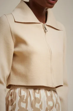 Cardigan Con Zip-Liviana conti Sale