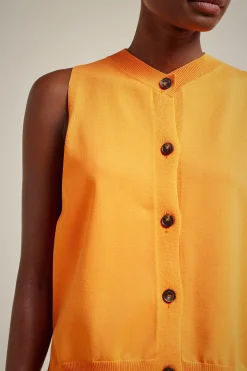 Gilet Con Bottoni-Liviana conti Store