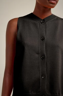 Gilet Con Bottoni-Liviana conti Store