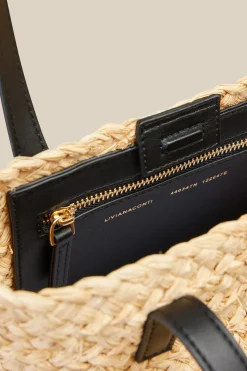 Mini Tote Rafia-Liviana conti Flash Sale