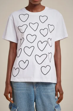 T-Shirt Ricamo-Liviana conti Hot