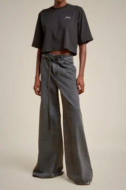 Wide-Leg Jeans-Liviana conti Discount